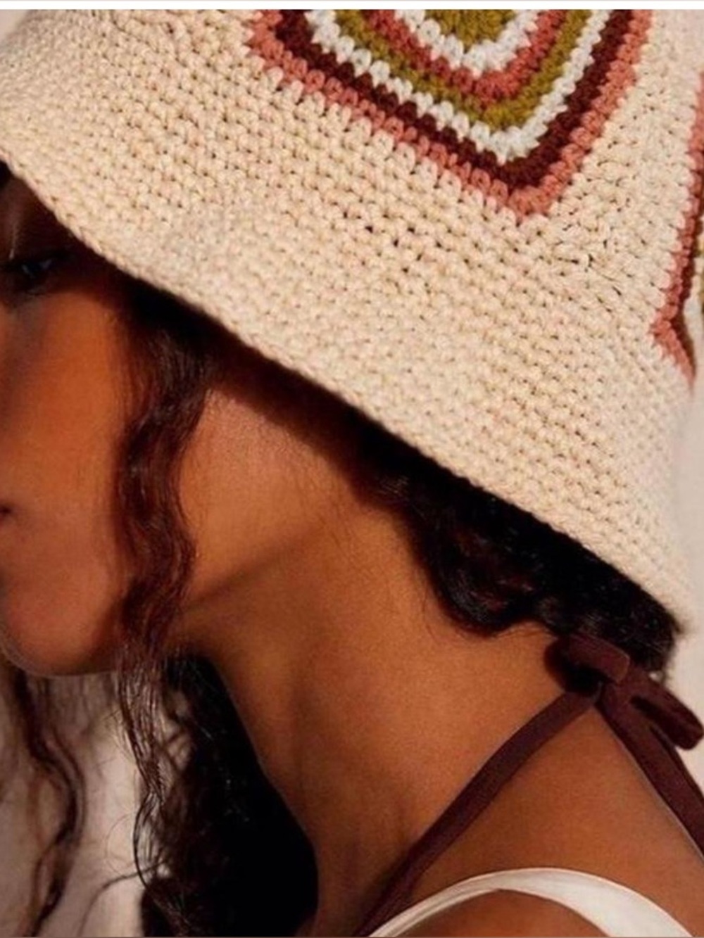 Free people Sofie Crochet Bucket Hat
